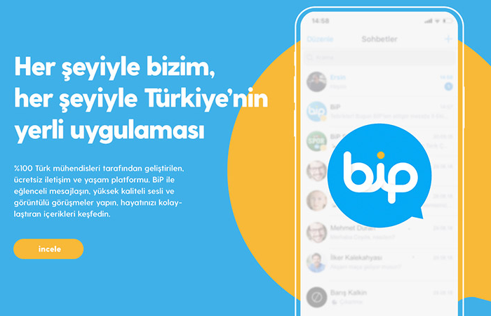 Whatsapp'a Alternatif Olan Bip'in Özellikleri